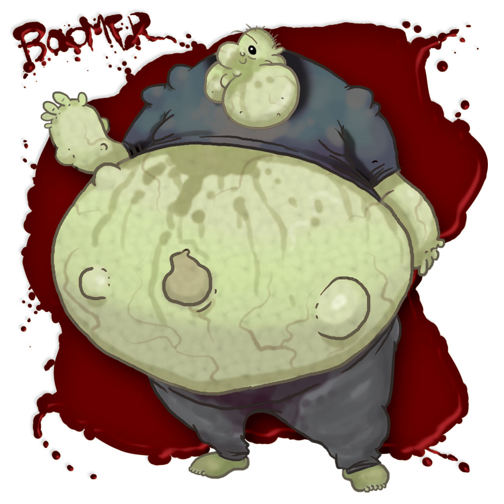 Left 4 Dead 2 infected zombie â€“ Boomer