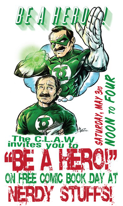 Be A Hero art by Mark Brill