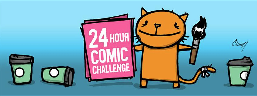 "24 Hour Comic Book Challenge" by Corey Macourek