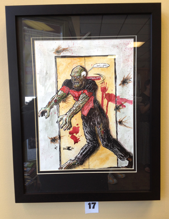 Untitled by Rob Clifford $250 Received the Rikerâ€™s Beard Award [Deadpool Poster]