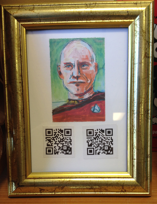 â€œPicard Talking 1 & 2â€ by Terese Cuff $20 Be sure to scan!